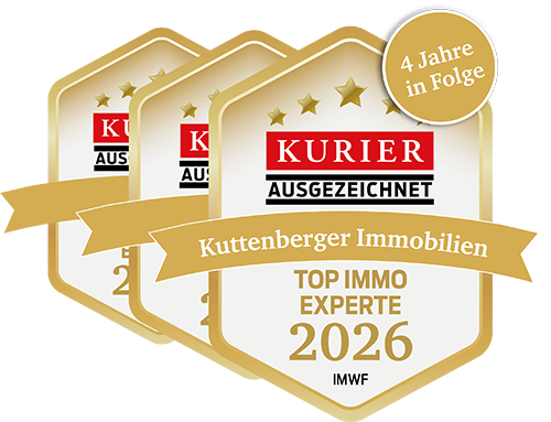 Auszeichnung als Immo Champion 2023–2025 von Tageszeitung Kurier